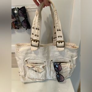 Denim tote bag